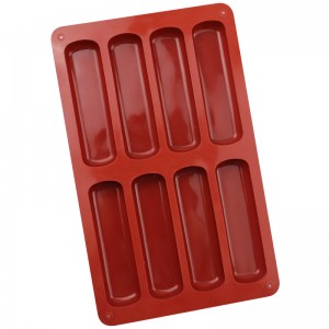 8 Cavity Fingers Silicone Cookie Molds Jelly Pudding Molds