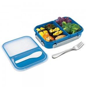 Lunch Box Bento de plástico a proba de fugas para nenos