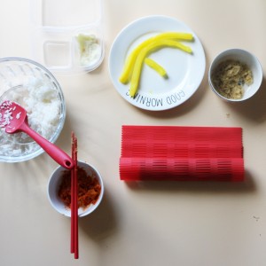 Kit Pembuat Sushi Beras Sushi Mats Silicone Cake Rolling Mat