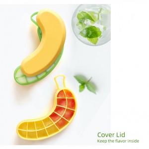 Silicone Pineapple Shape Ice Cube Mold Tray With Lid