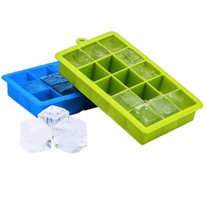 24 Umthamo Silicone Sphere Square Ice Cube Molds