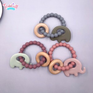 Baby Elephant Silicone Rubber Teethers|Yongli