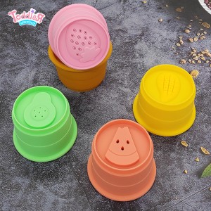 Stack Up Toy Silicone Soft Stacking Cup para niños