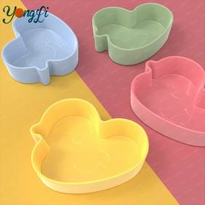 Silicone Duck Shape Plate