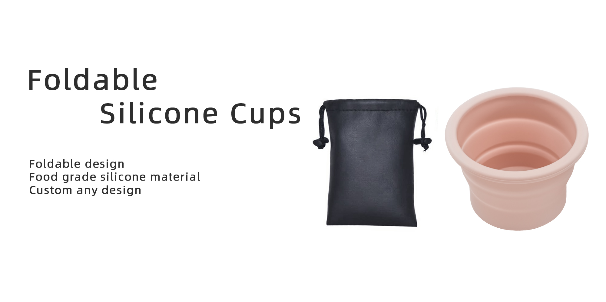 Outdoor Hiking siliconen opvouwbare cups |Yongli