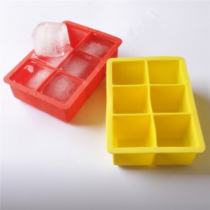 Bandexa de xeo de silicona Yongli Moldes flexibles para cubitos de xeo de fácil liberación