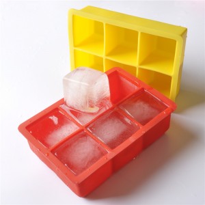Stampi per cubetti di ghiaccio quadrati in silicone