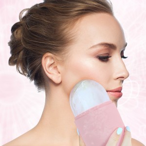 Ice Cube Maker Globes Holder Mold Face Massage Roller per a cura di a faccia