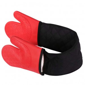 Yongli ស្រោមដៃ Silicone Heat Insulation Smoker Silicone Oven Gloves