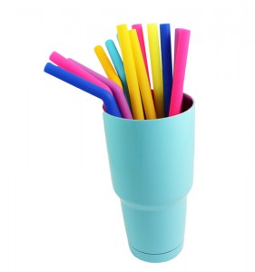 Yongli Reusable Custom Made Drinking Straws Logo Uban sa Brushes Cleaning