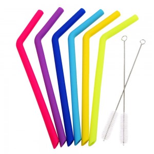 Yongli Reusable Custom Made Drink Straws Logo With Brushes Cleaning