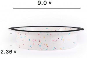 תבנית עוגת שיפון עמוקה סיליקון עגולה תבנית אפייה לסופגניות עוגה תבנית עגולה עם מסגרת נירוסטה מחוזקת בפנים