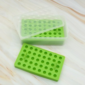Caixa de almacenamento de xeo de bolas Caixa de plástico esférica de calidade alimentaria con tapa