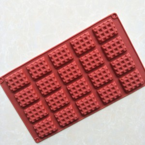 Stampo in silicone per mini waffle Yongli 20 cavità