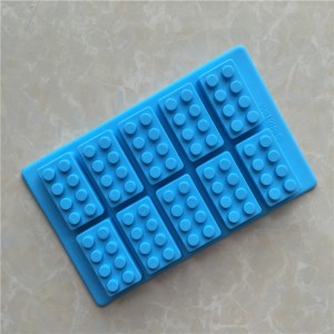 Moule à chocolat en silicone pour blocs de construction créatifs Yongli