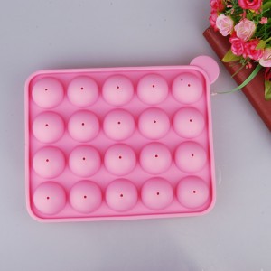 Yongli Cake Pop Mold Round Silicone Jelly Molds Lollipop Molds Mini Decoration With Cover