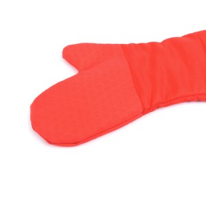 Yongli Zagęszczona tkanina bawełniana kuchenka mikrofalowa silikonowe rękawiczki z dwoma palcami