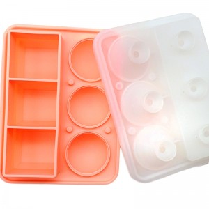 Yongli Bpa Free Currency Symbols Round Ice Cube Maker Tray With Lid Trays