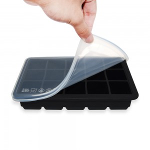 Silikónová kocka ľadu s krytom Doplnková krabička na detskú výživu Kocka ľadu