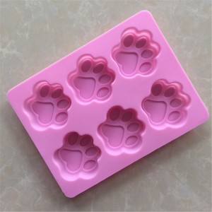 Yongli 6 Hole Cat Claw Silicone Chocolate Mold