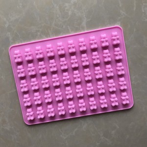 Yongli 50 moldes de silicona para chocolate con forma de oso