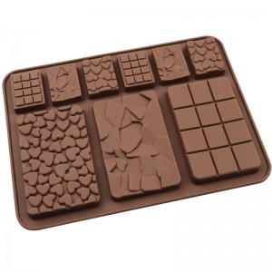 תבנית שוקולד צ'יפס יונגלי 9 חלל ופל צ'יפס