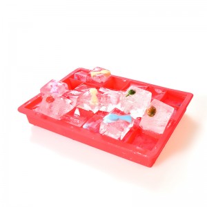 Послужавник за силиконски калапи за мраз Yongli 24 Cube 24 шуплини за замрзнувач, коктел со лесно ослободување, виски, бонбони, чоколадо