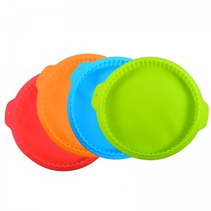 Yongli 9 Inch Silicone Tart Pans Food Grade Nonstick Silicone Round Pie/Flan Pans, Pizza Pans,9 Inch Quiche Baking Dish