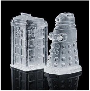 Creative Doctor Who Molde de silicona Pagoda para cubitos de xeo Molde para tartas de chocolate