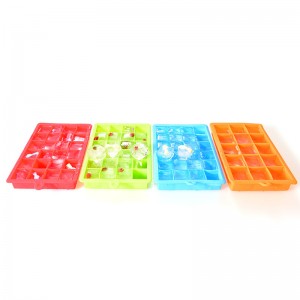 Yongli 24 Cube Silicon Ice Mold Tray 24 Cavities for Freezer, Securus Cocktail, Cupam, Candy, Scelerisque