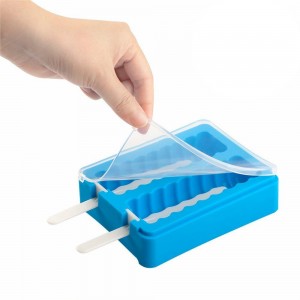 Silicone Popsicle Mold cum Lid Silicone Ice Cube