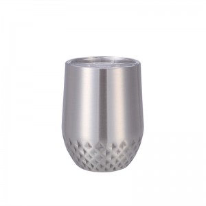 Teemane e Ncha ea Stainless Steel Thermal Insulation 12oz Eggshell Cup