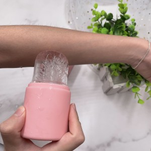 YONGLI Tavă portabilă personalizată cu gheață din silicon pentru masaj facial