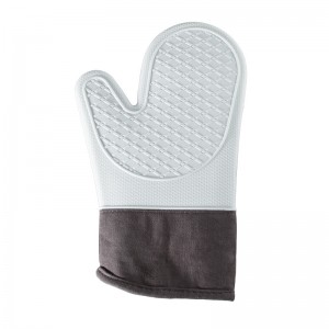 Јонгли Рајс точка кратки памучни силиконски ракавици топлинска изолација на рерната кујнски ракавици за печење