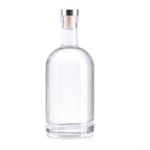 500ml (17oz) Bar Top Round Glass Bottle for Wine