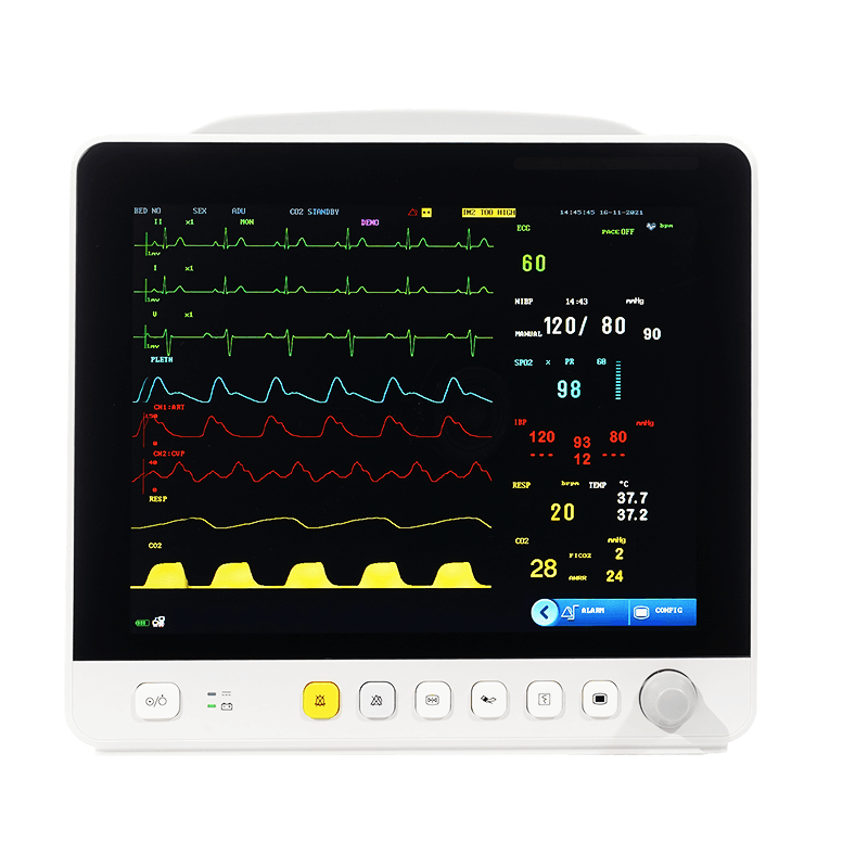 IE12 модульле күп параметрлы пациент мониторы