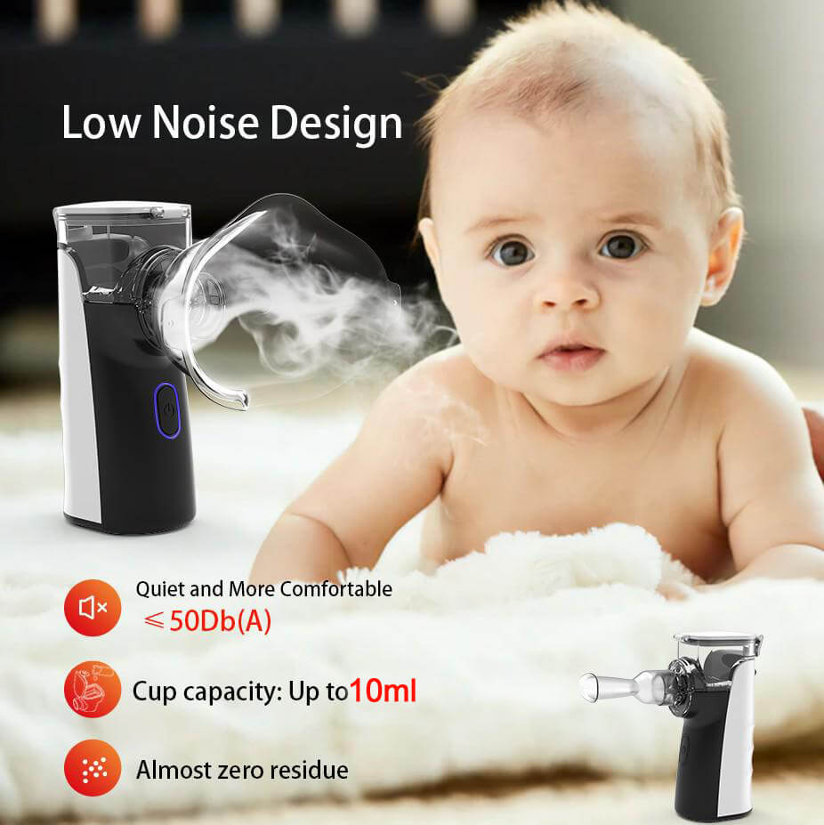 Yonker Small Ultrasonic Mesh Nebulizer for Infants Adults