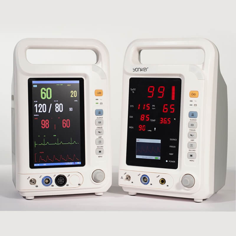 Yonker Yk-800c Independent Nibp Spo2 Etco2 Portable Patient Monitor