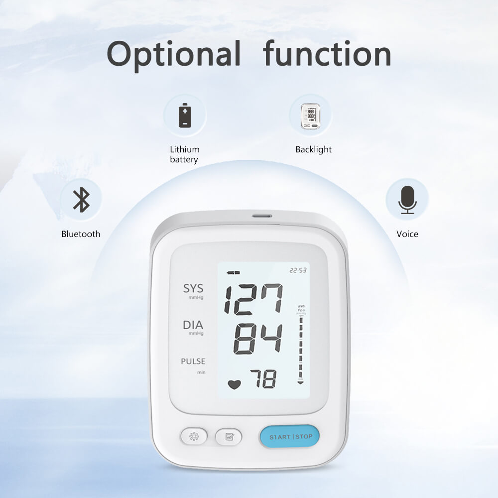I-Yonker Arm yohlobo lwe-Electronic Automatic Blood Pressure Monitor Machine