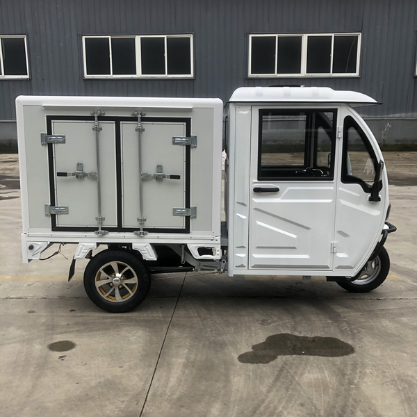 electric delivery tricycle 1000W/1200W/1500W with insulated cabinet
