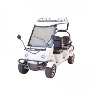Elektryczna opona tłuszczowa 4-kołowy wózek golfowy do ciężkich ładunków