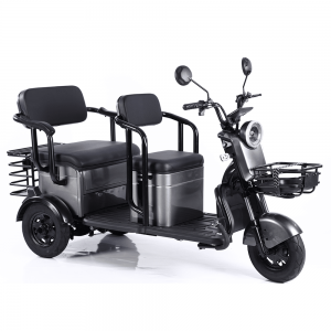 Електричен скутер за патници за возрасни со две седишта