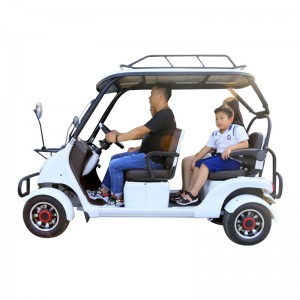 Elektromos zsír gumiabroncs 4 kerekű, nagy teherbírású golfkocsi