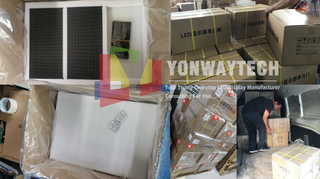 More than 3000pcs if3.076-3216 led module display with well production and aging delivered