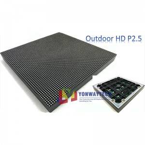Outdoor Full Color P2.5 led-moduulin koko 160x160mm HD Narrow Pixel Pitch LED-näyttö, Advertising DOOH Billboard