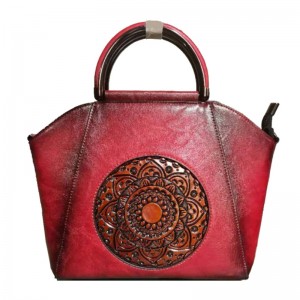 Fashionable custom lady PU leather hobo bag mini PU tote bag hand bag