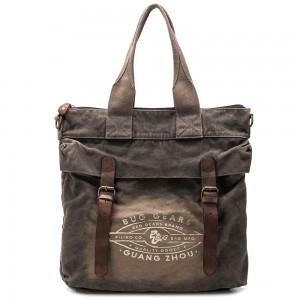 Super vintage washed canvas reusable handbag tote bag wholesale