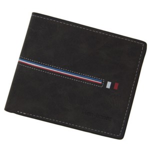 Personal Cheap Pop Up Men Slim Mini PU leather wallet