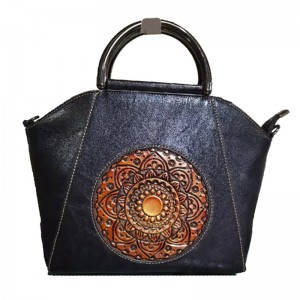 Fashionable custom lady PU leather hobo bag mini PU tote bag hand bag