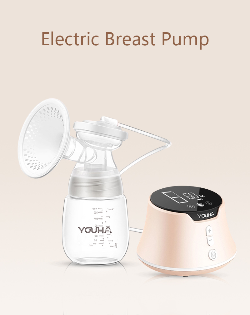 Electric Breastfeeding Pump na may Nightlight Design(4)